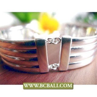 Bracelets Silver Alpaka Bali